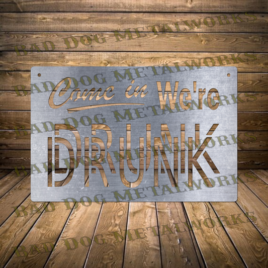 Come In We're Drunk - Dxf and Svg