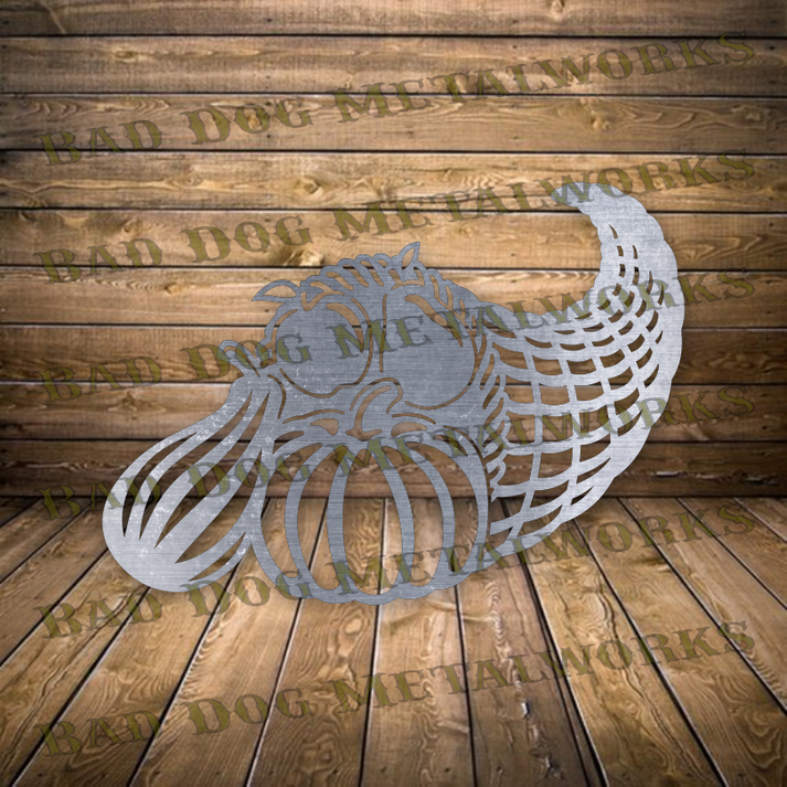 Cornucopia Dxf Cornucopia - Dxf and Svg – Bad Dog Metalworks