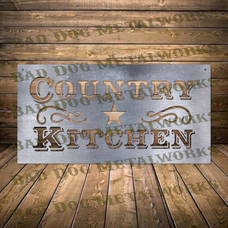Country Kitchen - Dxf and Svg