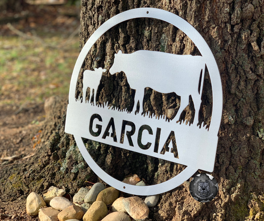 Cow and Calf Farm Monogram