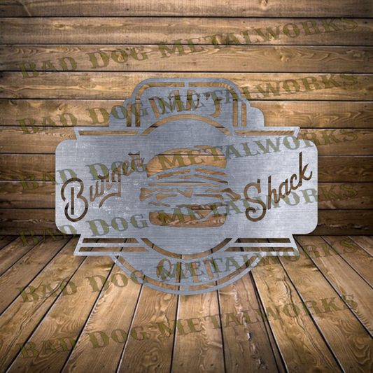 Dad's Burger Shack - Dxf and Svg