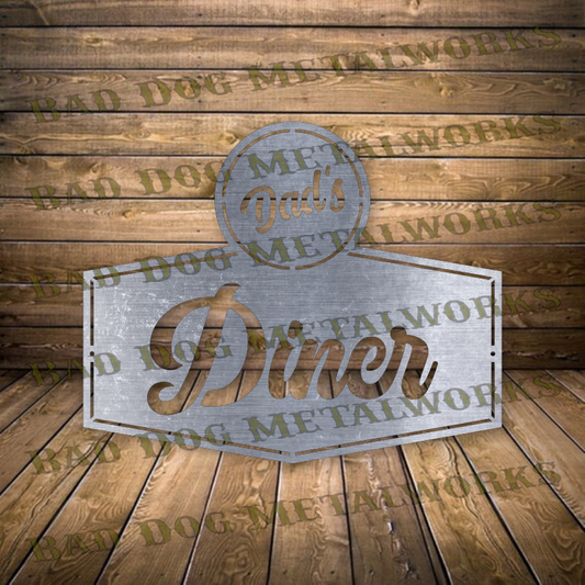 Dad's Diner - Dxf and Svg