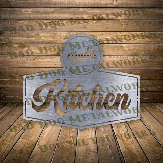 Dad's Kitchen - Dxf and Svg