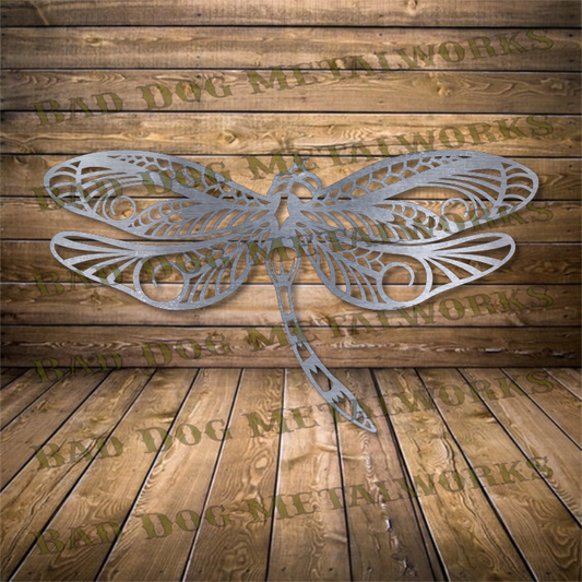 Decorative Dragonfly - Dxf and Svg