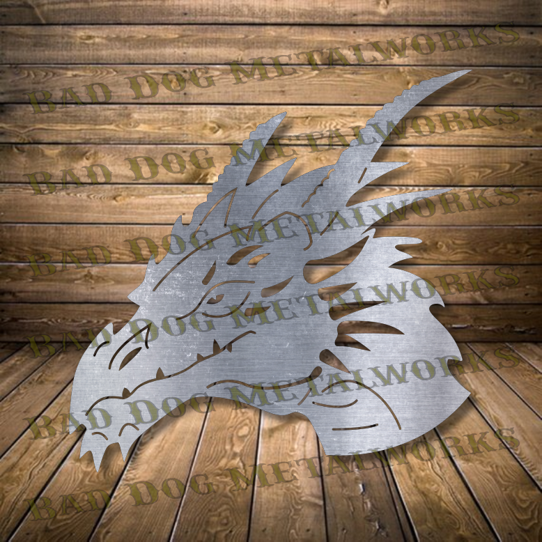 Dragon Head - Dxf and Svg