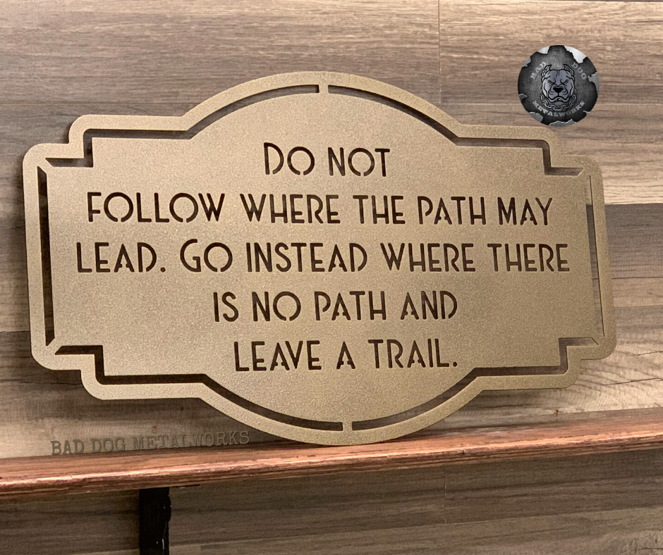 Do Not Follow Where the Path May Lead