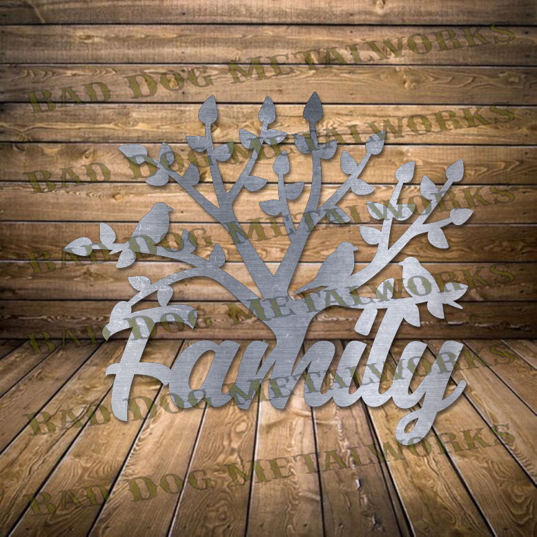 Family Tree - Dxf and Svg