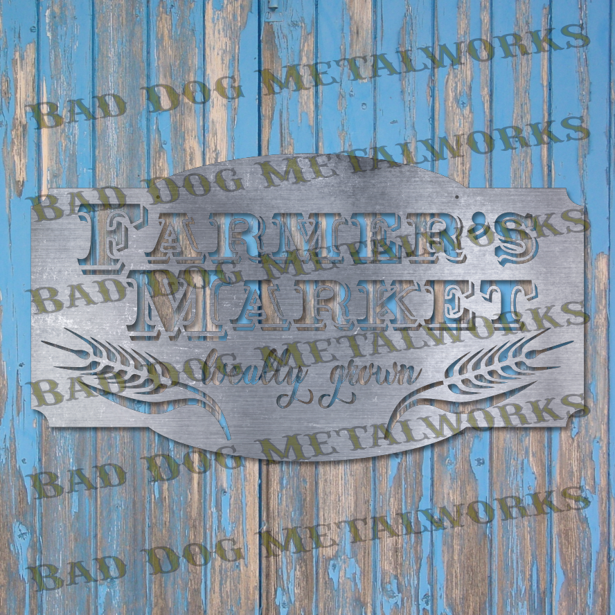 Farmer's Market - Dxf and Svg