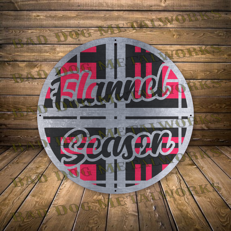 Flannel Season - Dxf and Svg