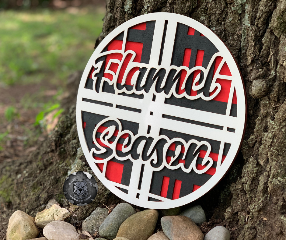 Flannel Season - Wooden Home Decor