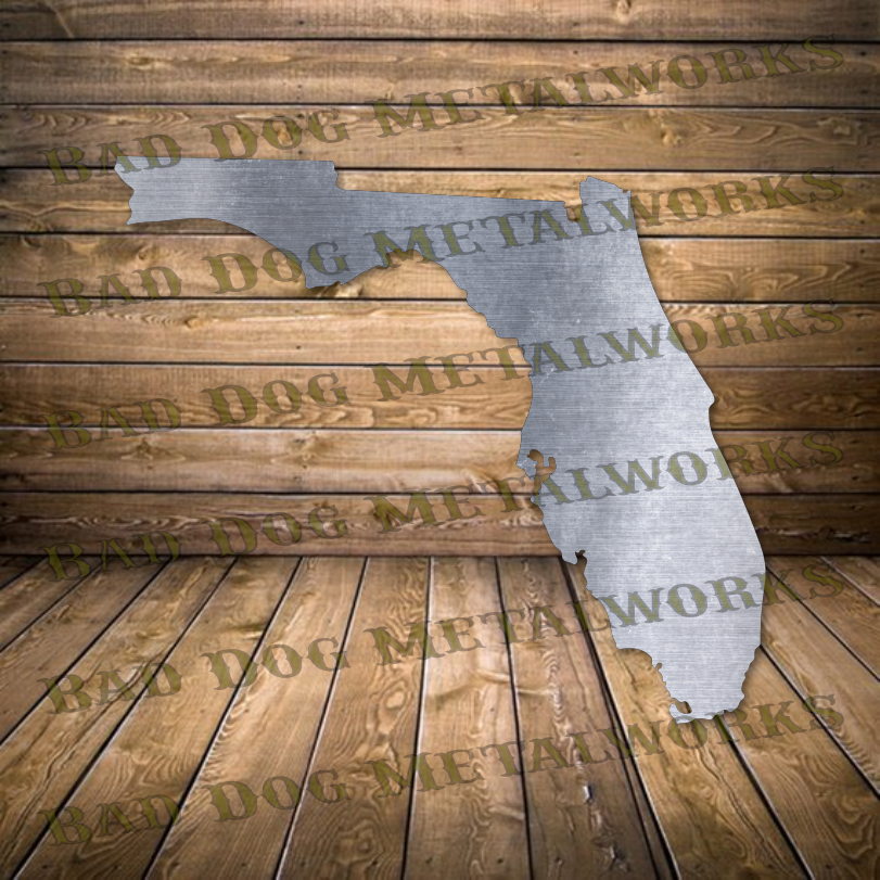Florida State Outline - Dxf and Svg