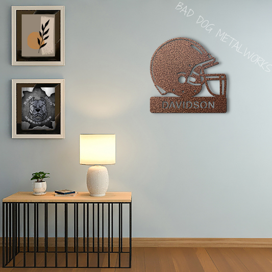 Football Helmet Monogram