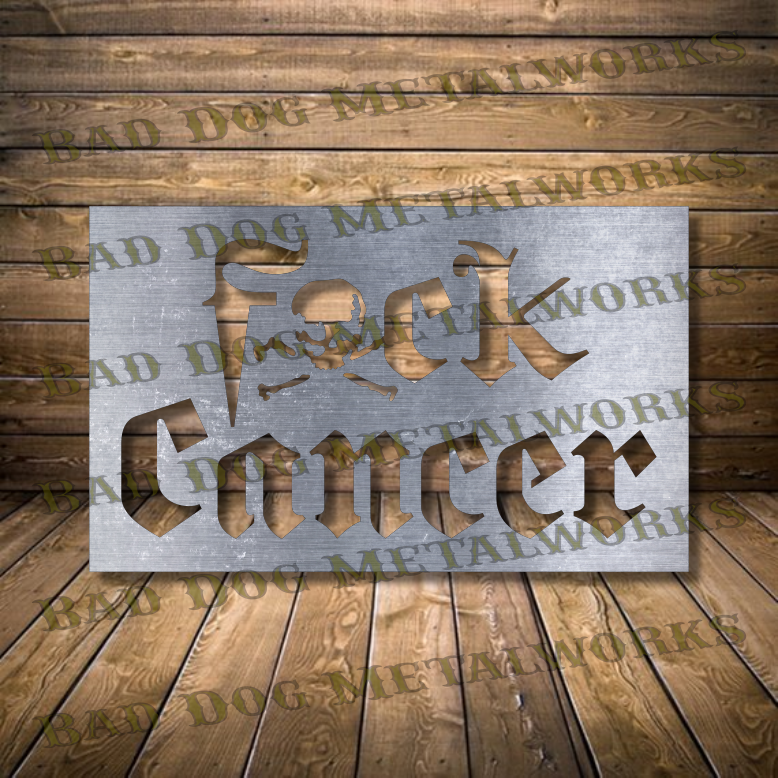 Fuck Cancer - Dxf and Svg