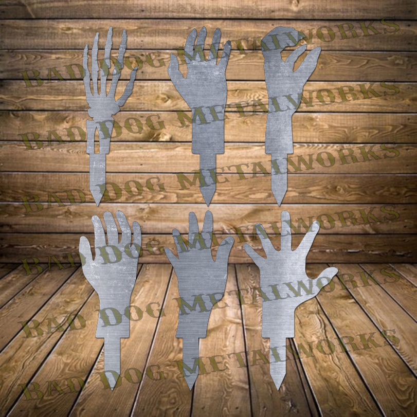 Halloween Zombie Hands - Dxf and Svg