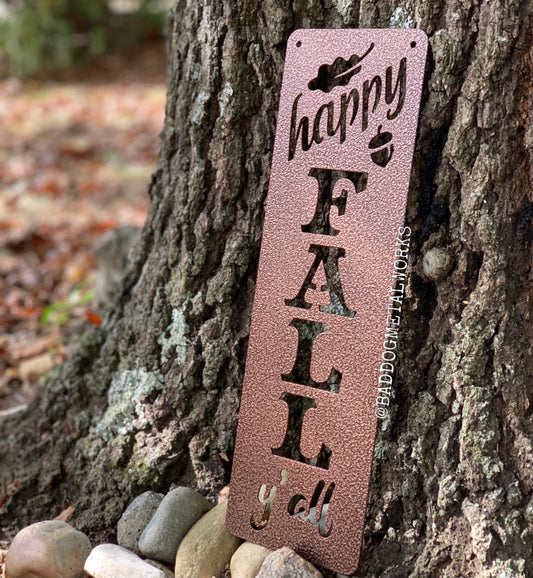 Happy Fall Y’all Plaque