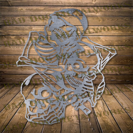See No, Speak No, Hear No Evil Skulls Dxf and Svg