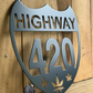 Highway 420 Interstate Sign