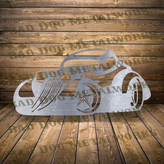 Hot Rod Speedster - Dxf and Svg