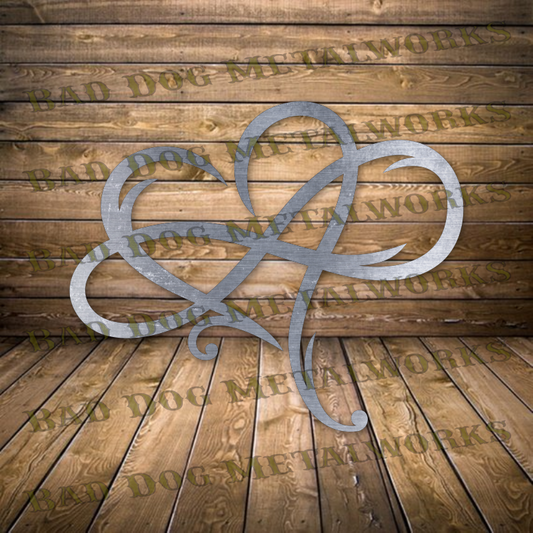 Infinity Heart - Dxf and Svg