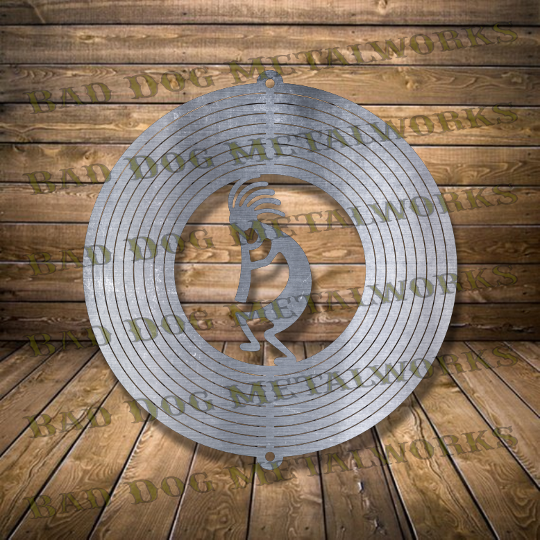 Kokopelli Wind Spinner - Svg and Dxf