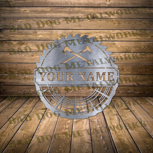 Lumberjack Monogram - Dxf and Svg