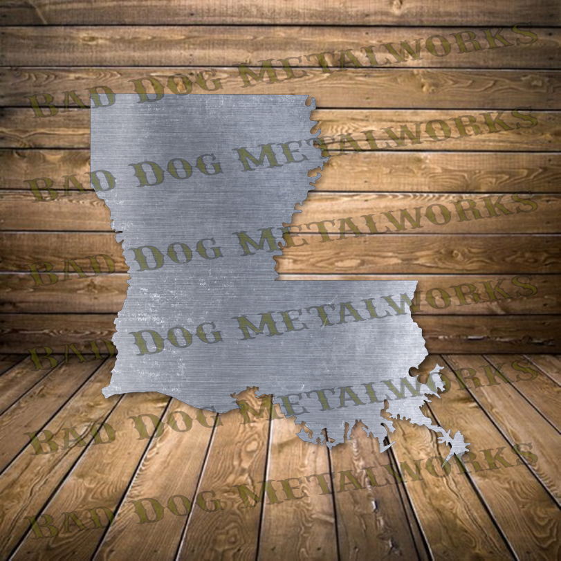 Louisiana State Outline - Dxf and Svg