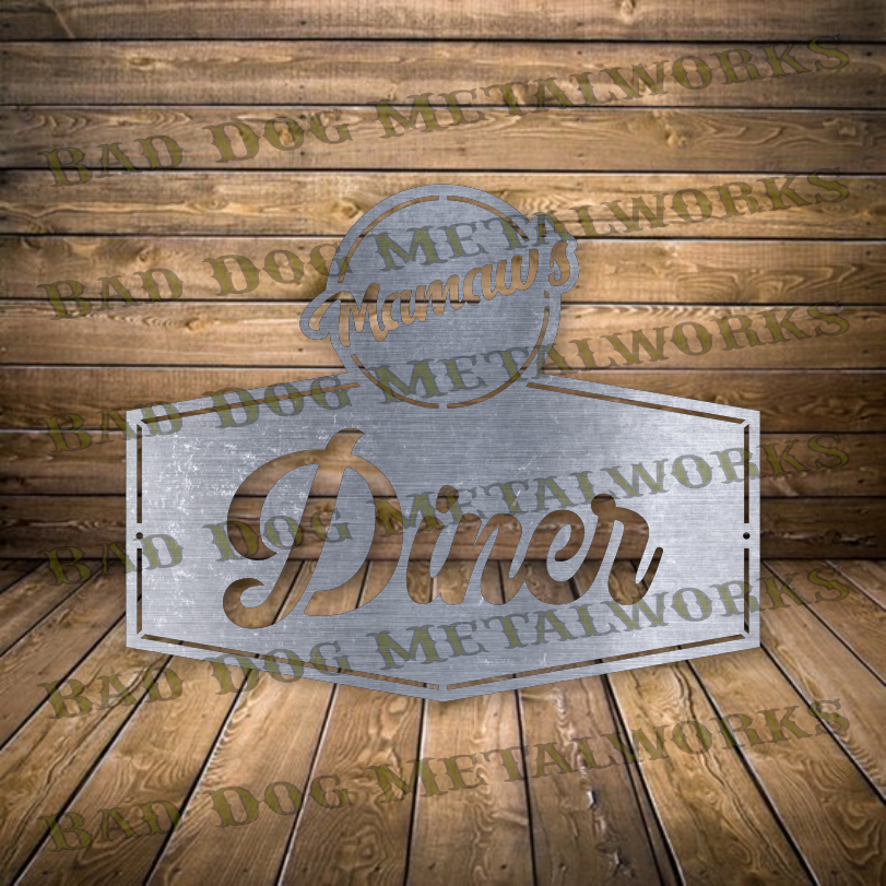 Mamaw's Diner - Dxf and Svg