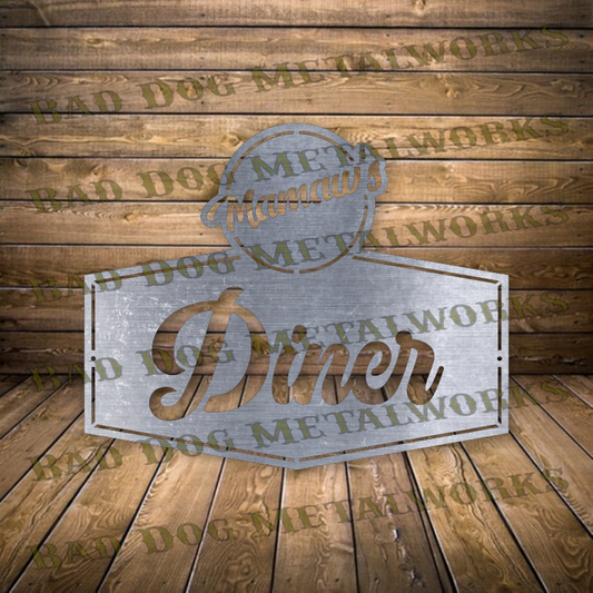 Mamaw's Diner - Dxf and Svg