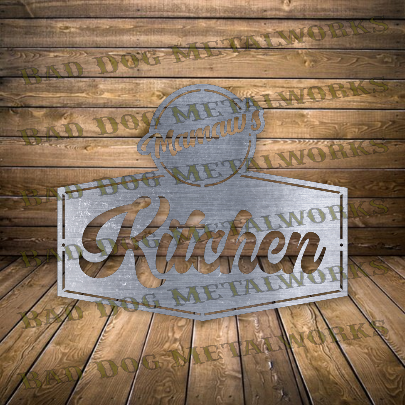 Mamaw's Kitchen - Dxf and Svg