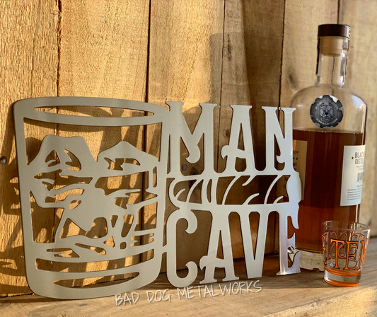 Man Cave Cigar and Bourbon