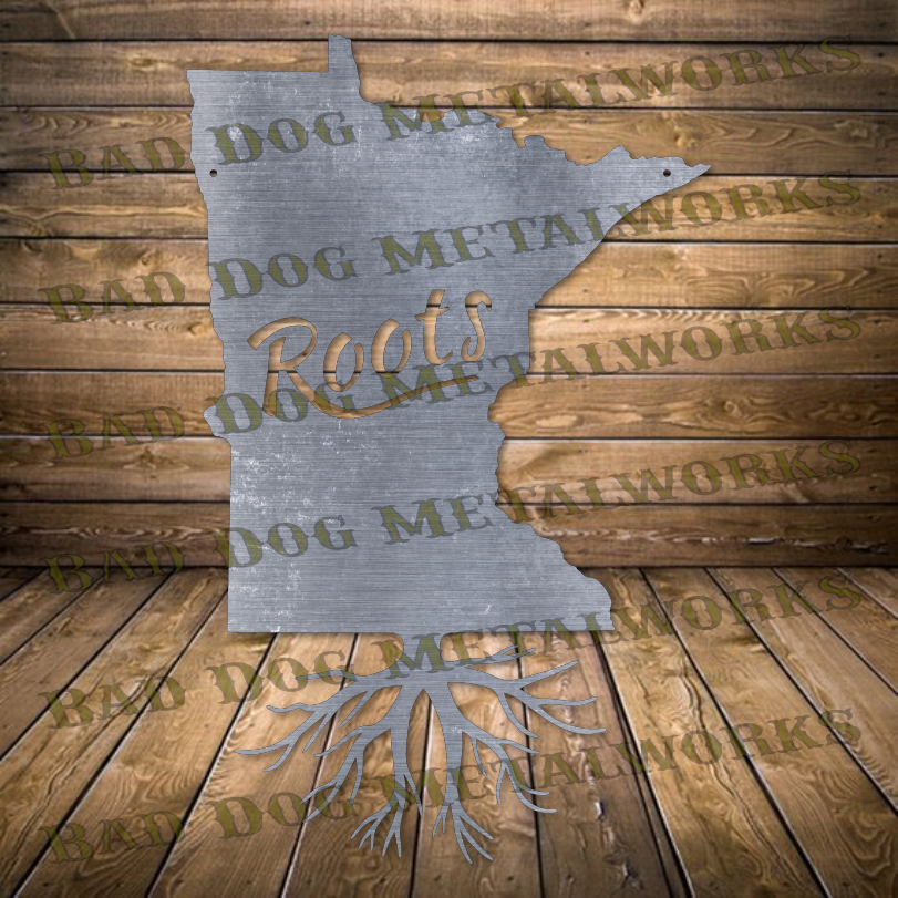 Minnesota Roots - Dxf and Svg – Bad Dog Metalworks