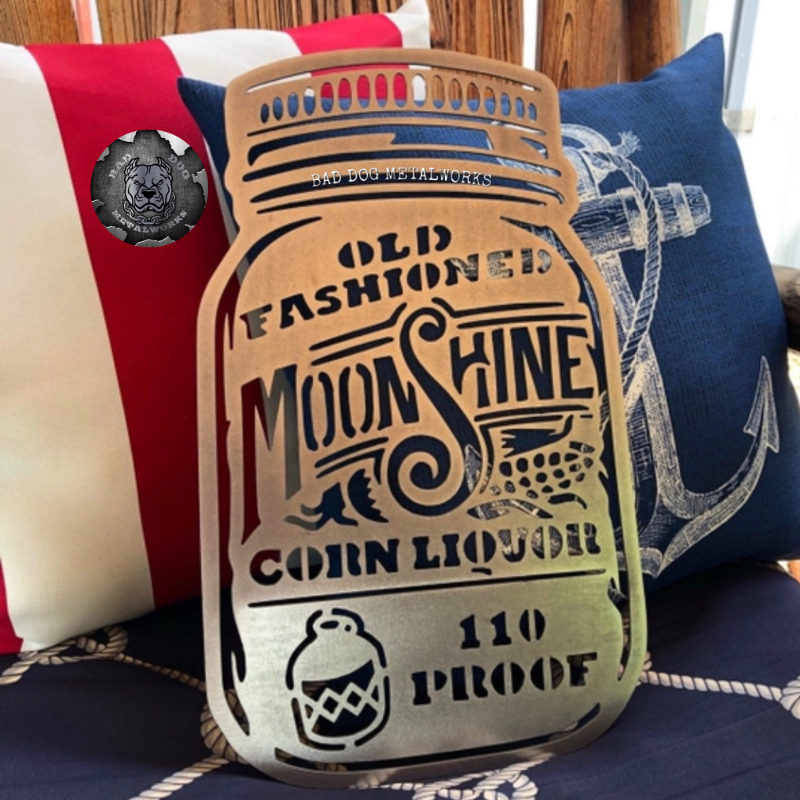 Old Fashioned Moonshine Mason Jar