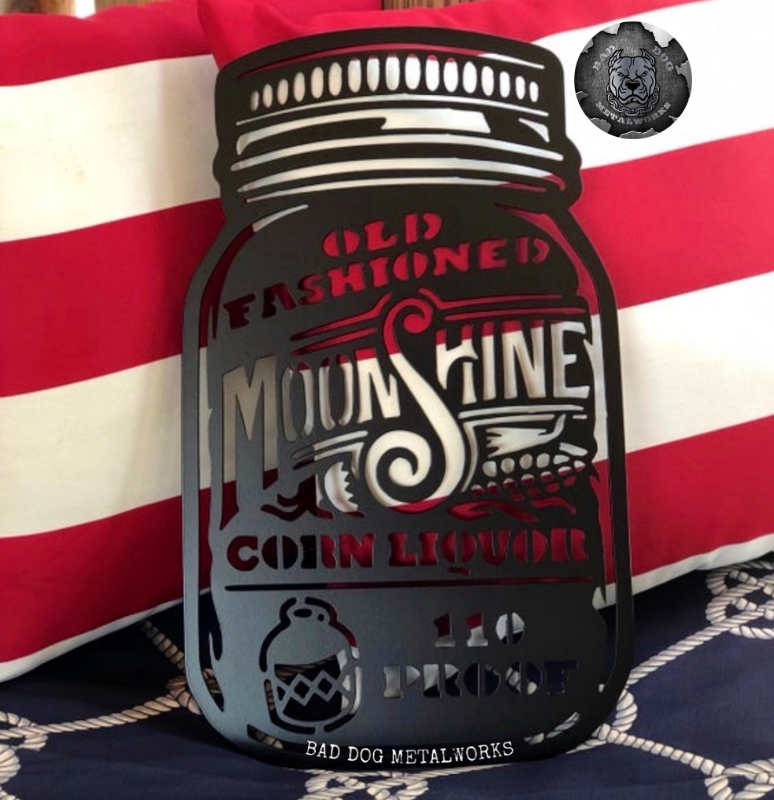 Old Fashioned Moonshine Mason Jar