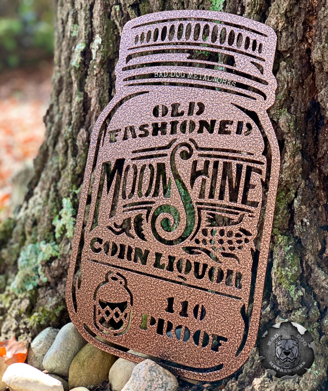 Old Fashioned Moonshine Mason Jar