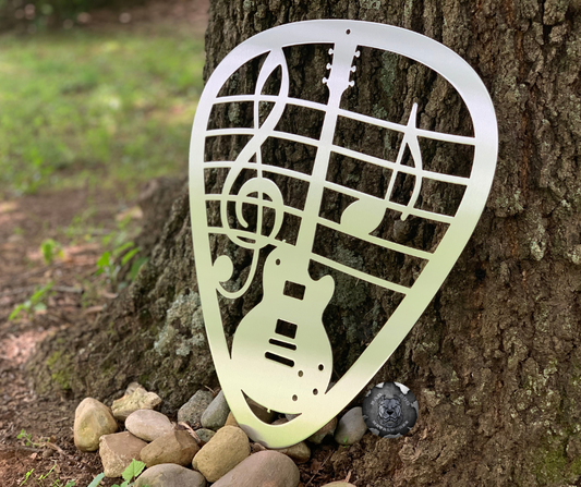 Music-Themed Guitar Pick