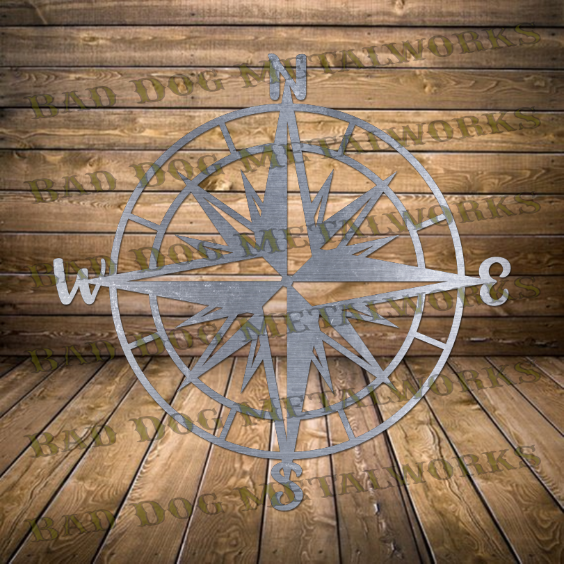 Nautical Compass - Dxf and Svg