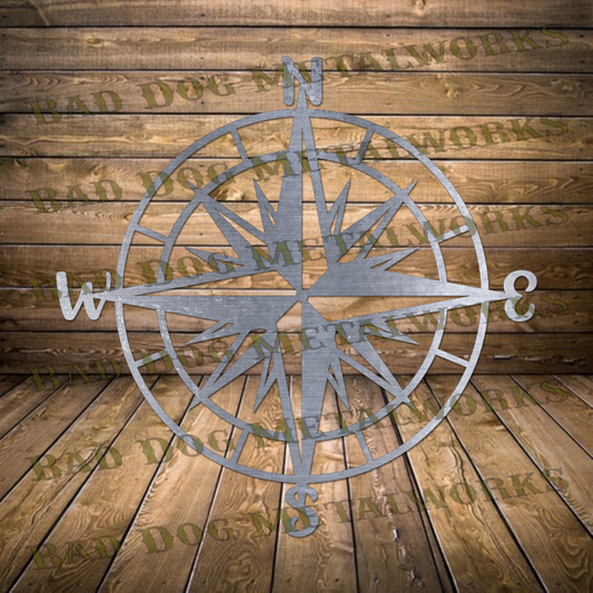 Nautical Compass - Dxf and Svg