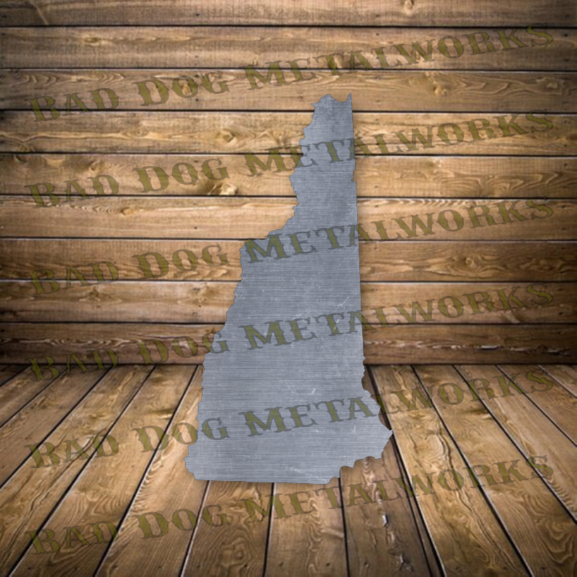 New Hampshire State Outline - Dxf and Svg