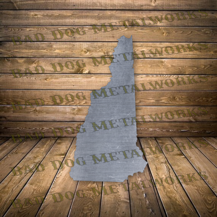 New Hampshire State Outline - Dxf and Svg – Bad Dog Metalworks