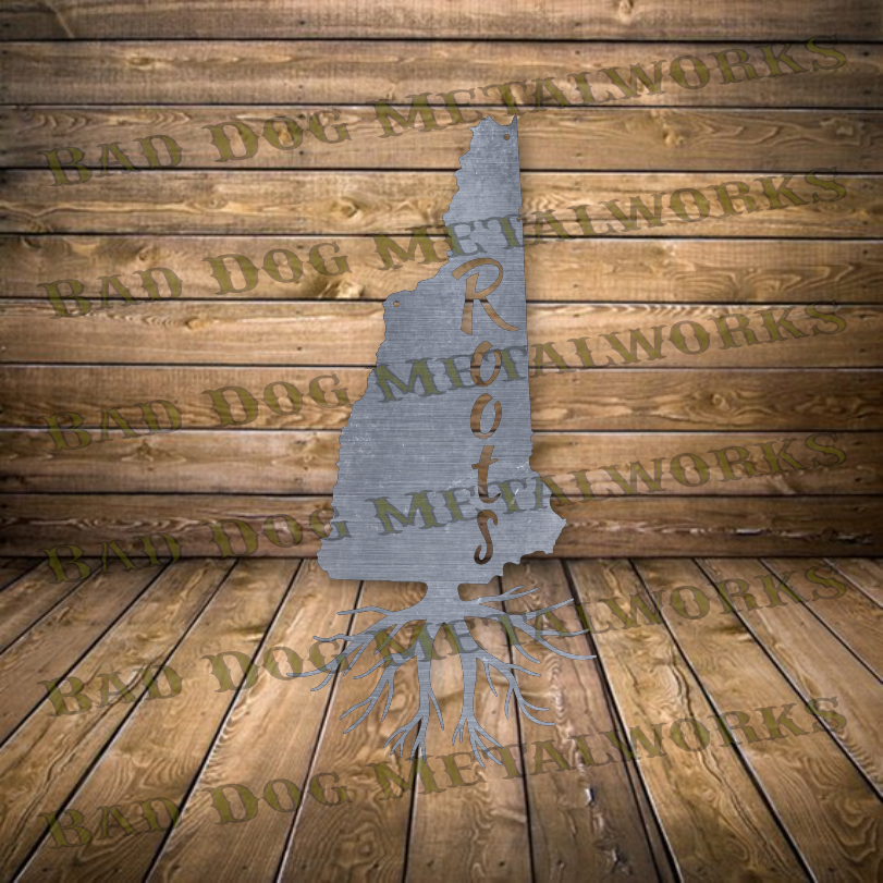 New Hampshire Roots - Dxf and Svg