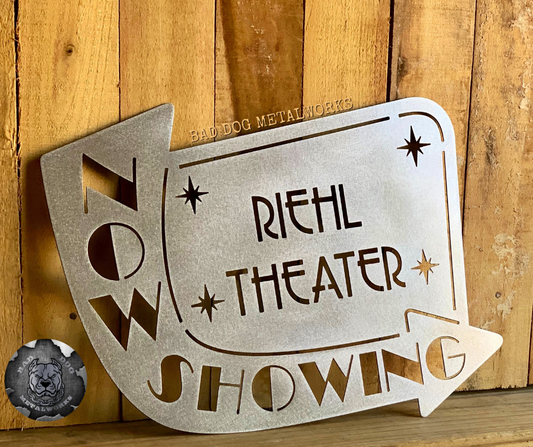 Retro Now Showing Personalized Theater