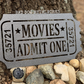 Movies Admit One Movie Ticket