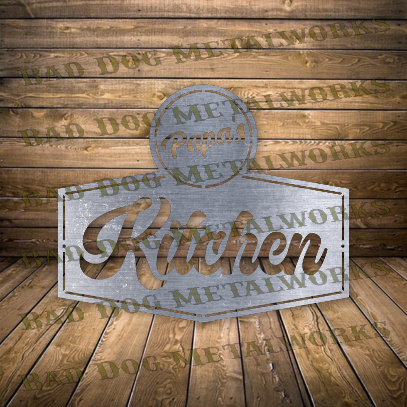 Papa's Kitchen - Dxf and Svg