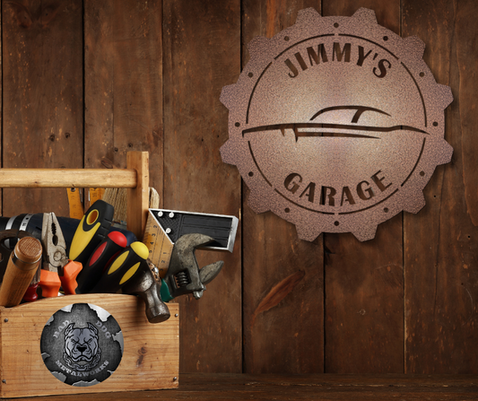 Personalized Garage Classic Car Gear