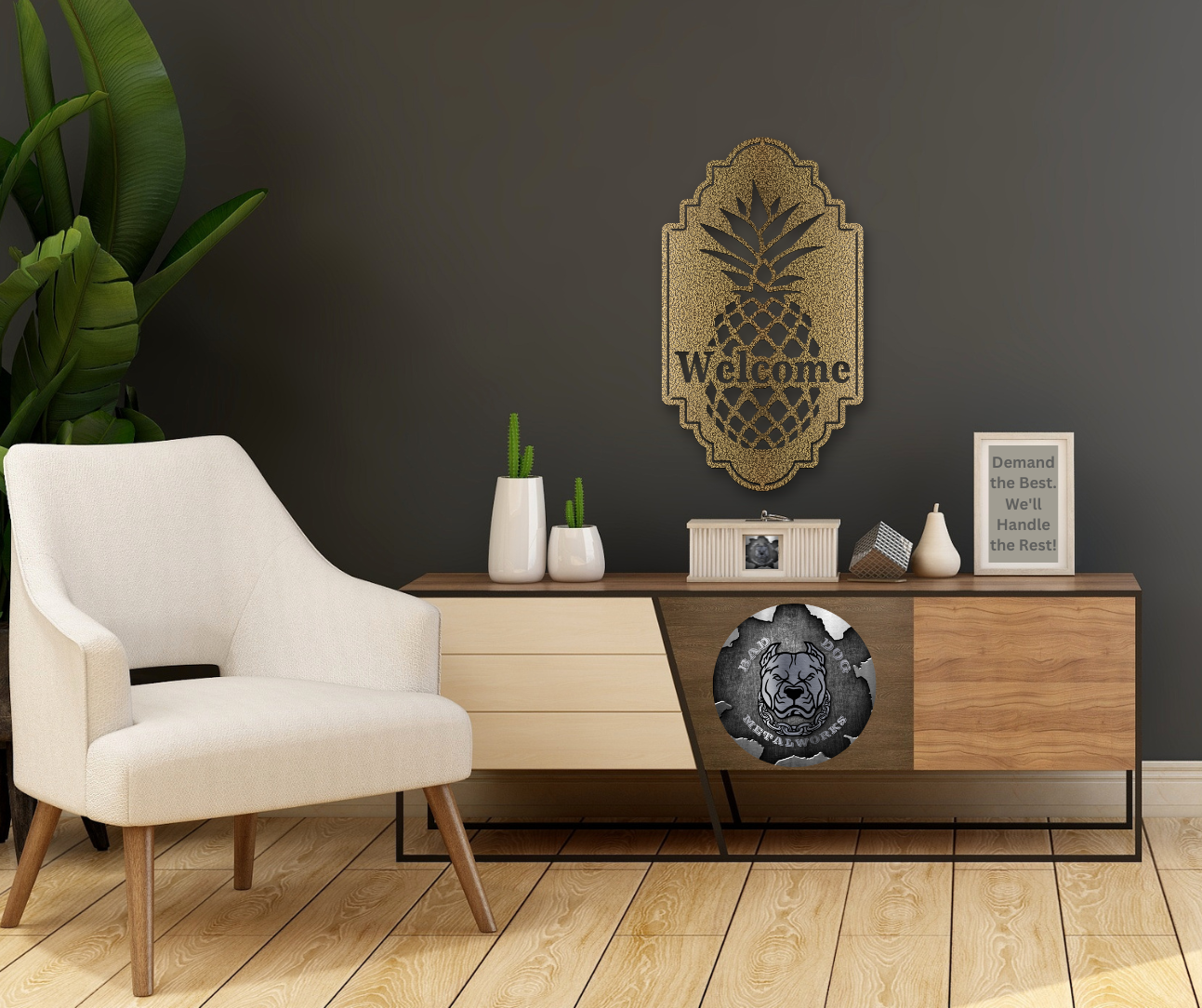 Vintage Pineapple Welcome