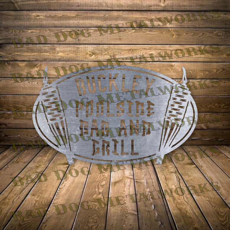 Poolside Bar and Grill - Dxf and Svg