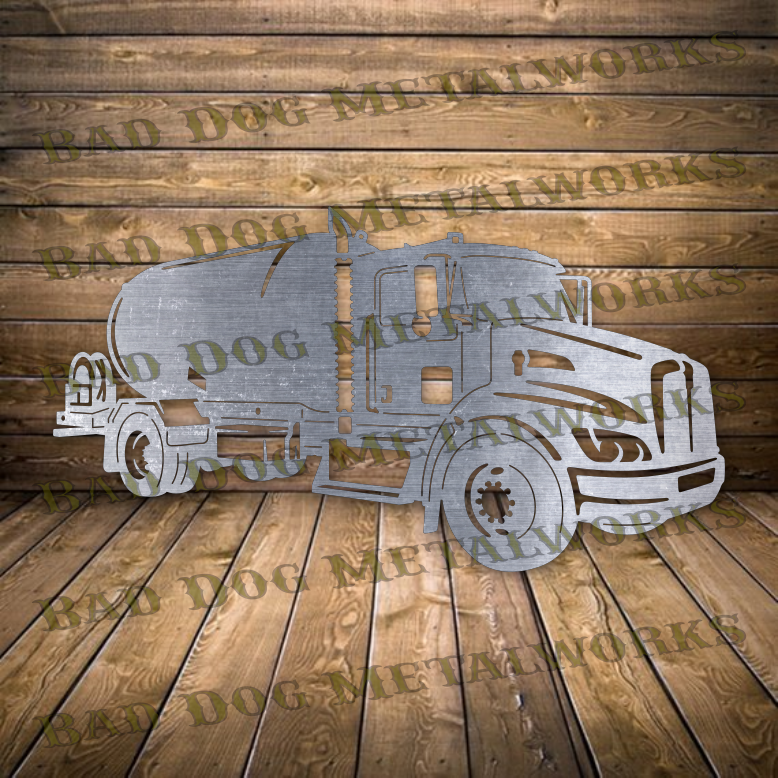 Propane Delivery Truck - Dxf and Svg