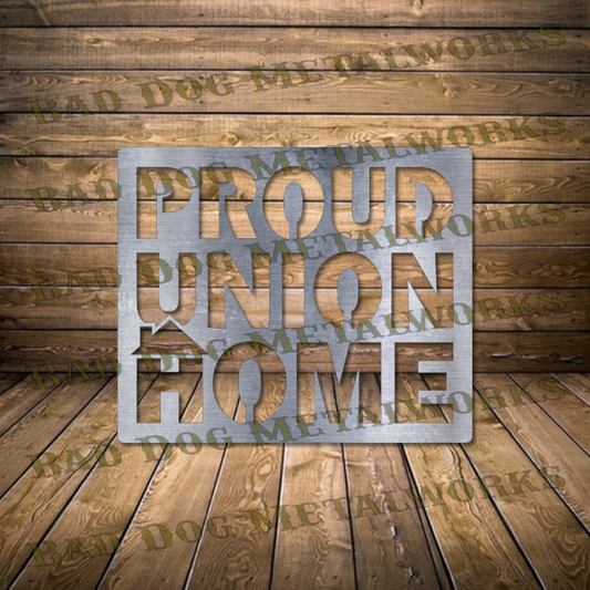 Proud Union Home - Dxf and Svg