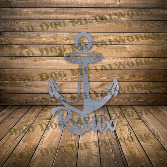 Relax Anchor - Dxf and Svg