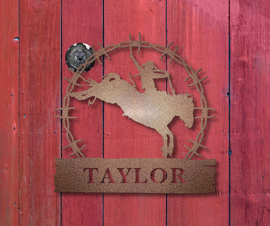 Bad Dog Rodeo Rodeo Monogram – Bad Dog Metalworks